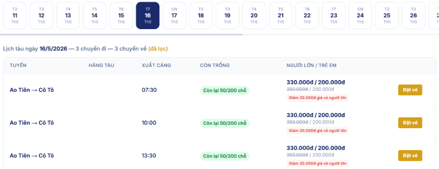 Tàu Cao Tốc Nguyên Việt
