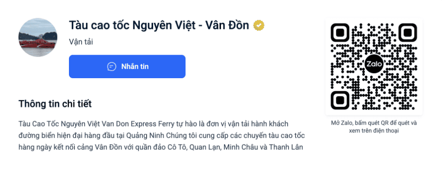 Tàu Cao Tốc Nguyên Việt