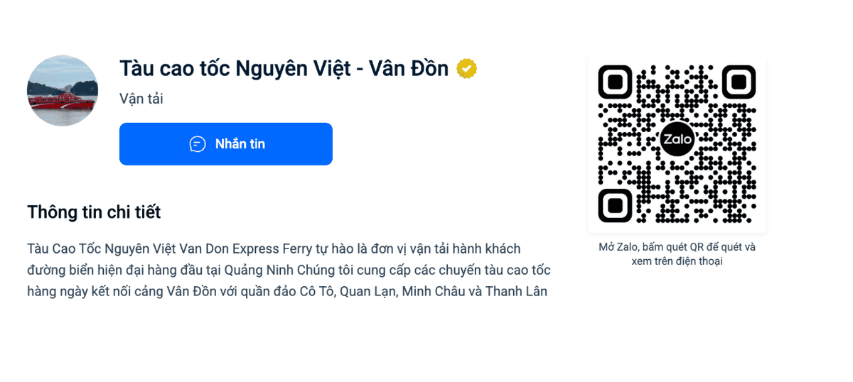 Tàu Cao Tốc Nguyên Việt