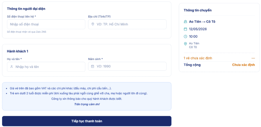 Tàu Cao Tốc Nguyên Việt