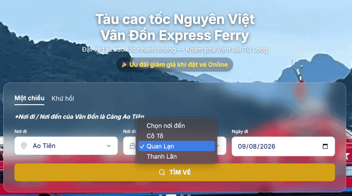 Tàu Cao Tốc Nguyên Việt