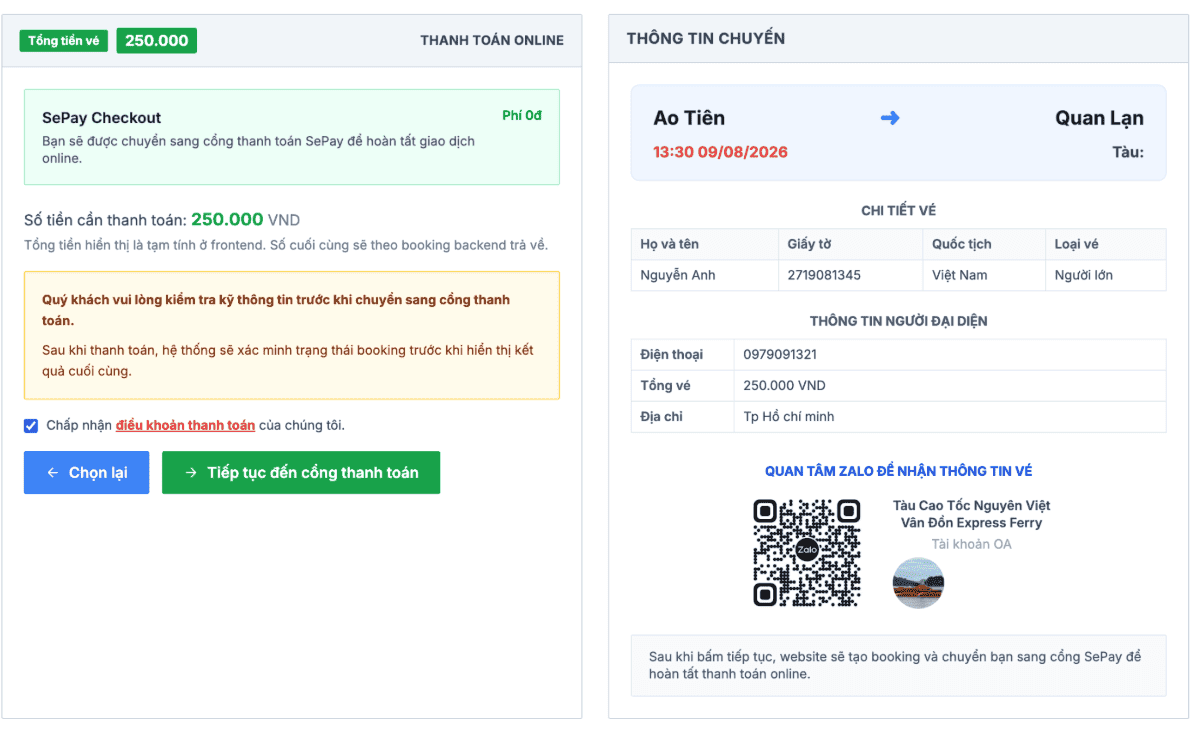 Tàu Cao Tốc Nguyên Việt